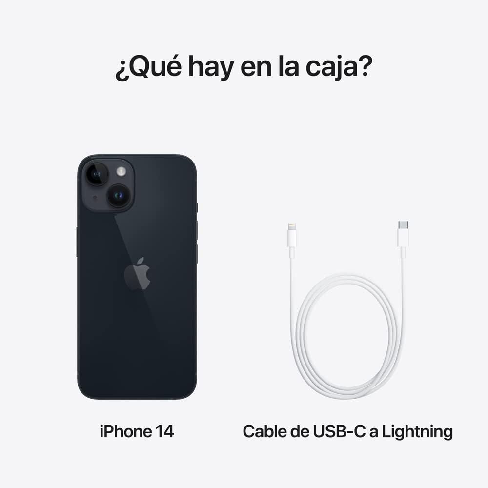 iPhone 14, 128GB, Medianoche (Nuevo)