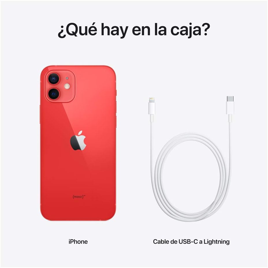 iPhone 12, 128GB, Rojo (Nuevo)