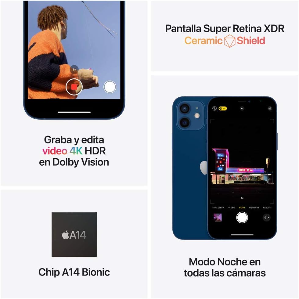 iPhone 12, 128GB, Rojo (Nuevo)