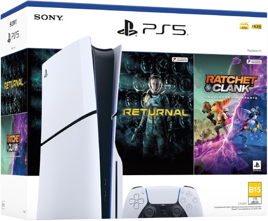 PlayStation®5 (Modelo Slim) - Pack con 2 Juegos - Standard