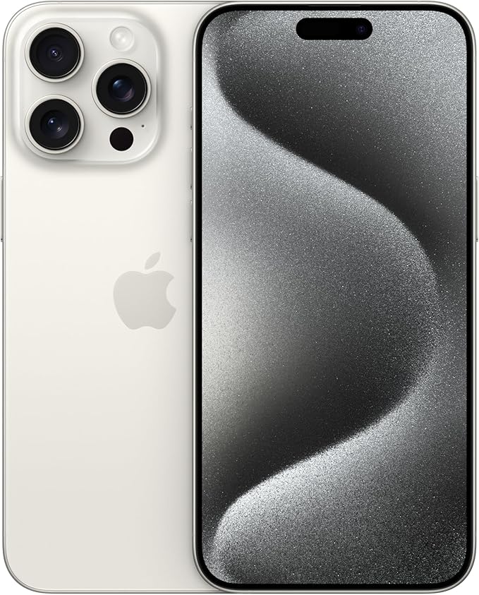 iPhone 15 Pro Max, 256GB, Titanio Blanco (Nuevo)